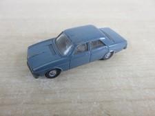 Steel Blue / Grey Audi 100 Wiking Model Car, 1 : 87 Scale.