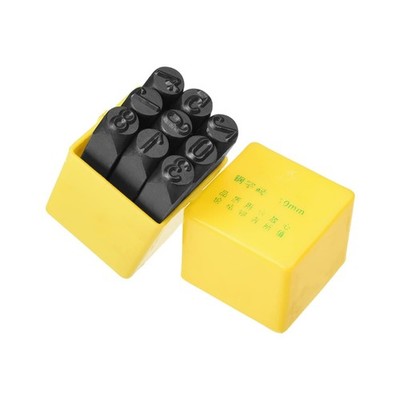 Utoolmart Metal Number Stamp Tool Set,3/8'' 10mm Digital 0 to 9,Numbers Punch ...