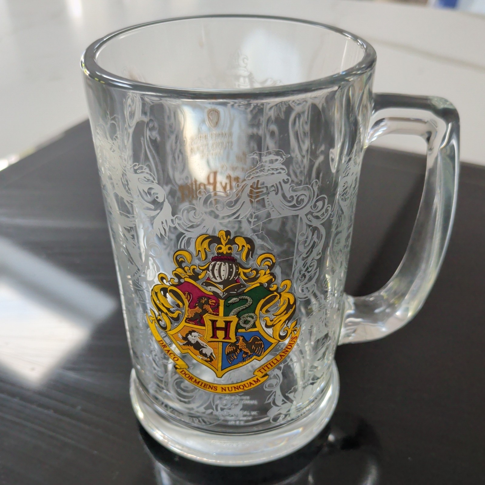 Taza de cristal de pinta Harry Potter Universal Studios El Mundo Mágico Hogwarts/221