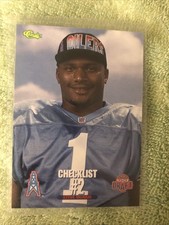 1995 Classic NFL Draft - Checklist Steve McNair #100 (RC)
