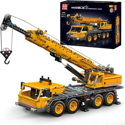 Crane Building Blocks Kit - 997 Pieces Crane Truck Model for All Ages