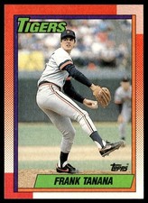 1990 Topps Frank Tanana Rookie Detroit Tigers #343