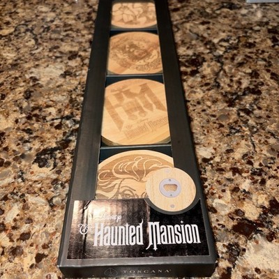 The Haunted Mansion Coasters with Bottle Openers Set by Picnic Time