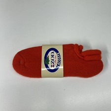 VTG Izod For Her Footie Socks Sport Red Cushioned Low Cut 9-11 90's