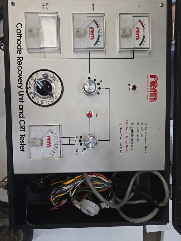 Vintage REM- Cathode recovery unit and CRT Tester 