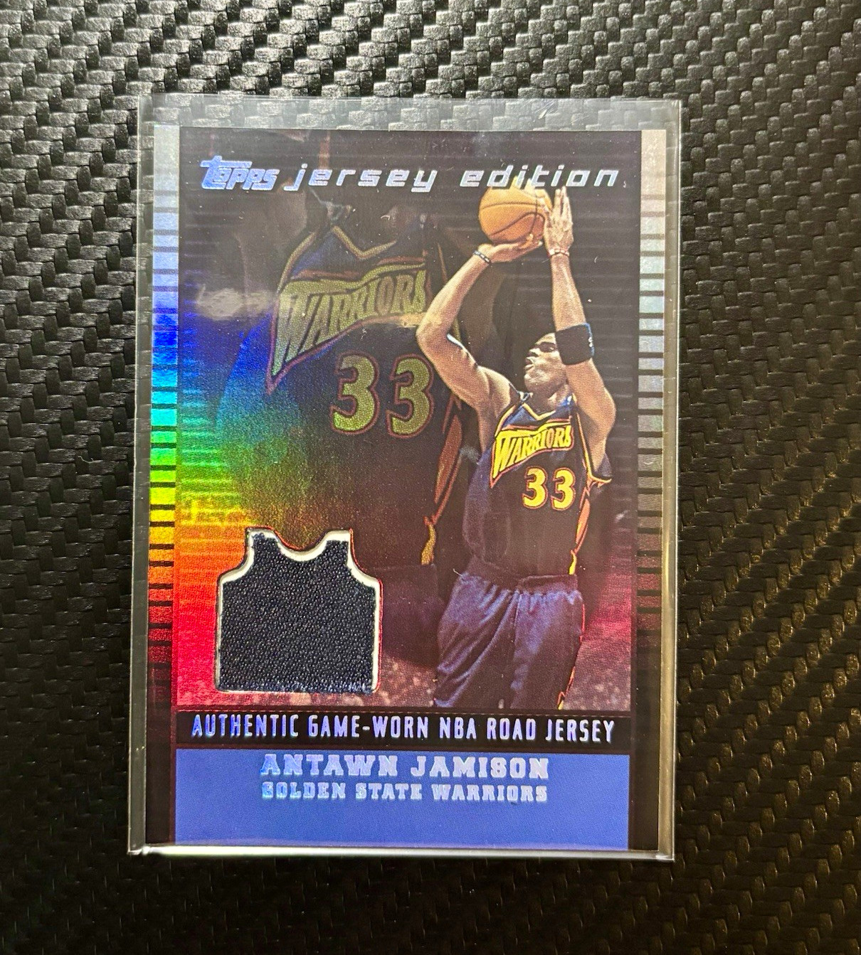 Topps 2002-03 Jersey Edition Antawn Jamison Warriors Memorabilia #JE AJ /99