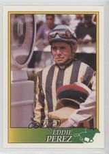 1993 Horse Star Jockey Star Cards Eddie Perez #134 0w6