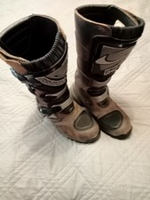 Forma Tall Brown Waterproof Leather Adventure Motorcycle Boots Uk9 EU43 RRP £250