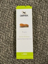 NEW Aetrex L800 Train Orthotics Women?s Size 8 ? For Medium & High Arches