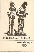 GREEN RIVER FORGE FRINGED LEATHER SHIRT PATTERN