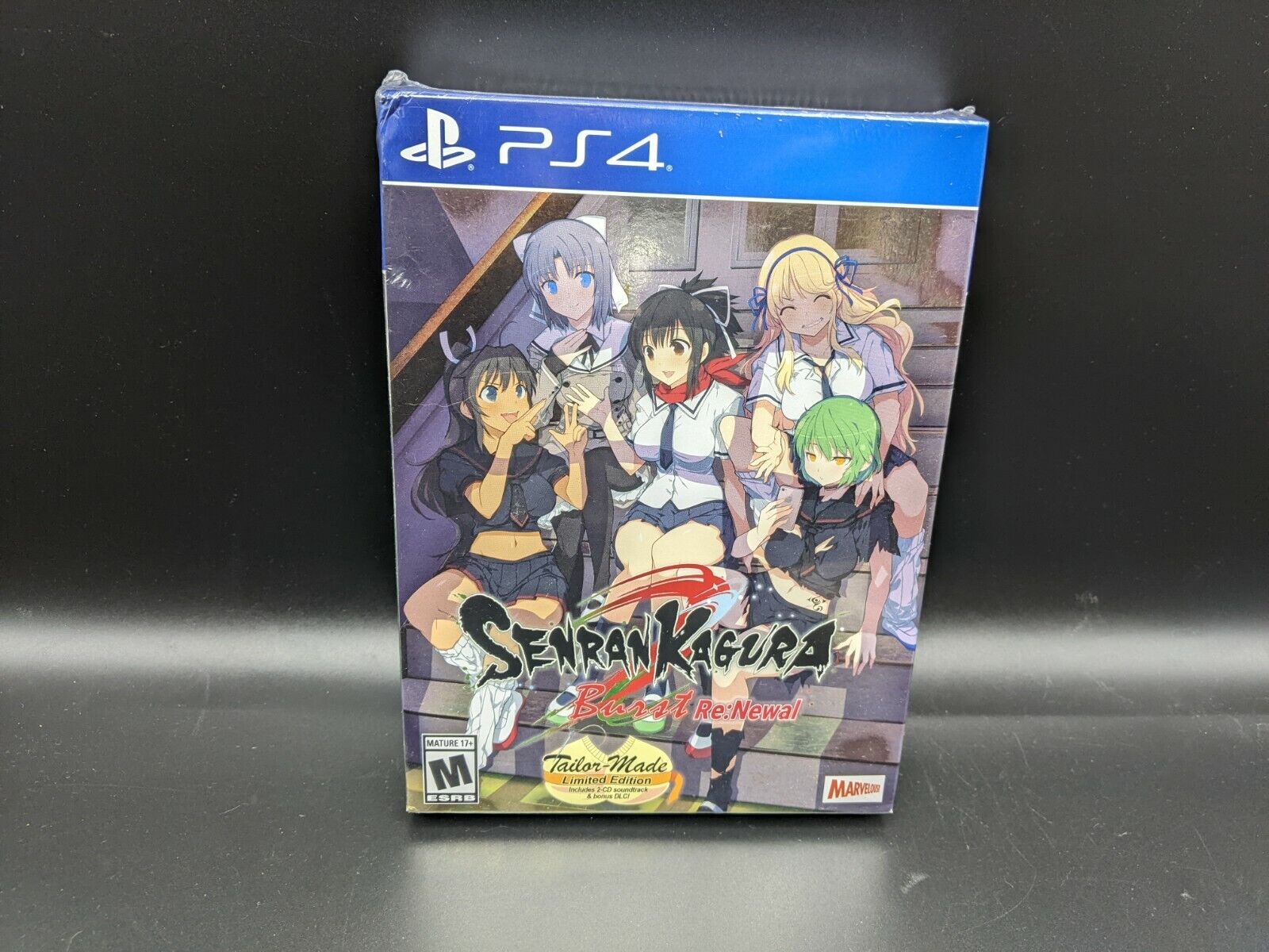 Senran Kagura Burst Re NEWAL At The Seams Edition PS4 NO GAME SEALED  SOUNDTRACK