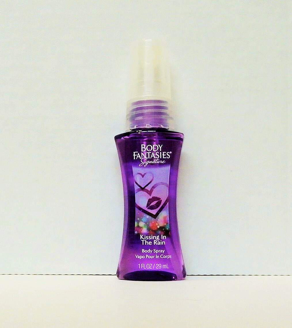 Body Fantasies Kissing in the Rain Body Mist 1oz Purse Size RaRe
