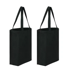 Canvas Tote Bags2 Pcs Tote Bags Multipurpose Reusable Blank Canvas Bags Use For 