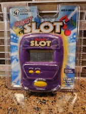 Radica Pocket Slot Handheld Electronic Casino Slot Machine Game 1997 PACKAGED