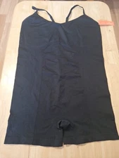 New Women's Size XL Compression Body Suit, Black By Colsie