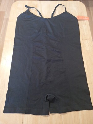 New Women's Size XL Compression Body Suit, Black By Colsie