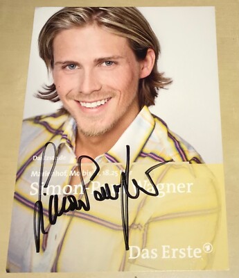 Simon Paul Wagner Original signierte Autogrammkarte Marienhof Autogramm ARD #5