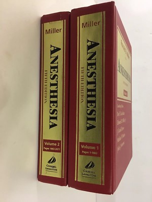 Anesthesia: 2-Volume Set, 5e, Miller MD MS, Ronald D., Good Book