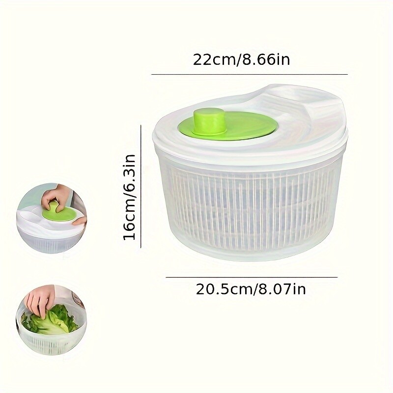 Kitchen supplies fruit colander, vegetable washing and drying machine, salad spi