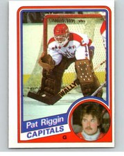 1984-85 O-Pee-Chee #205 Pat Riggin  Washington Capitals V64285