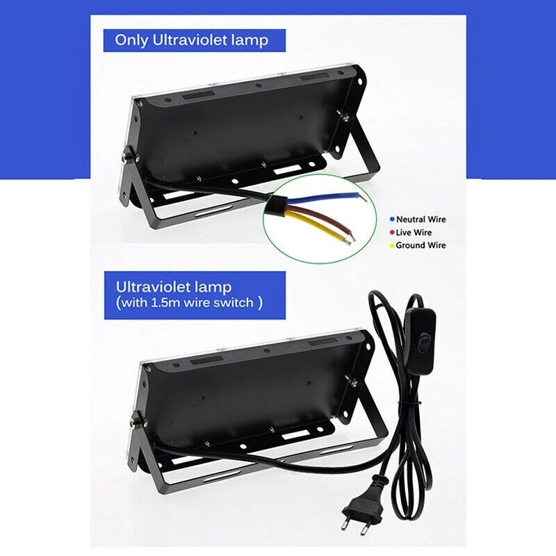 Flood Effect Light Acces DJ Disco Party Bar Ultraviolet Stage Blacklight LED - Image 3 of 4