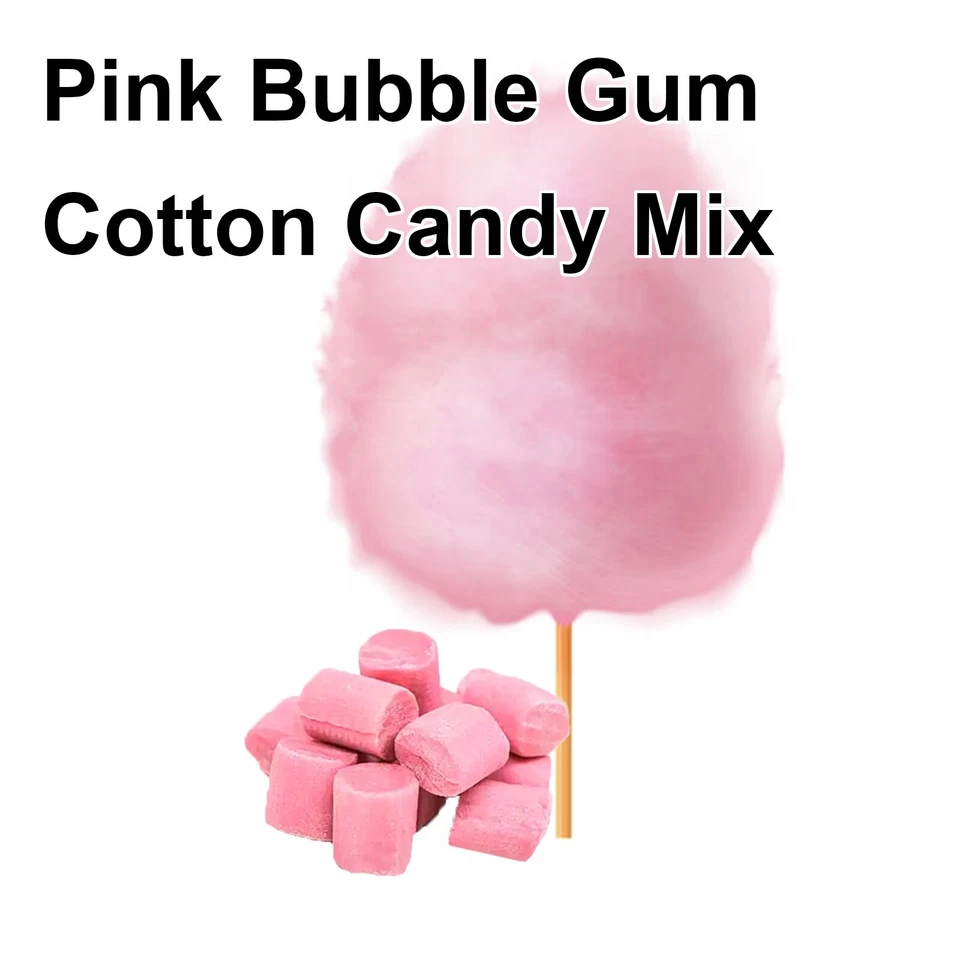 PINK BUBBLE GUM COTTON CANDY FLAVOR mix w/ SUGAR FLAVORING FLOSSINE FLAVOR #1
