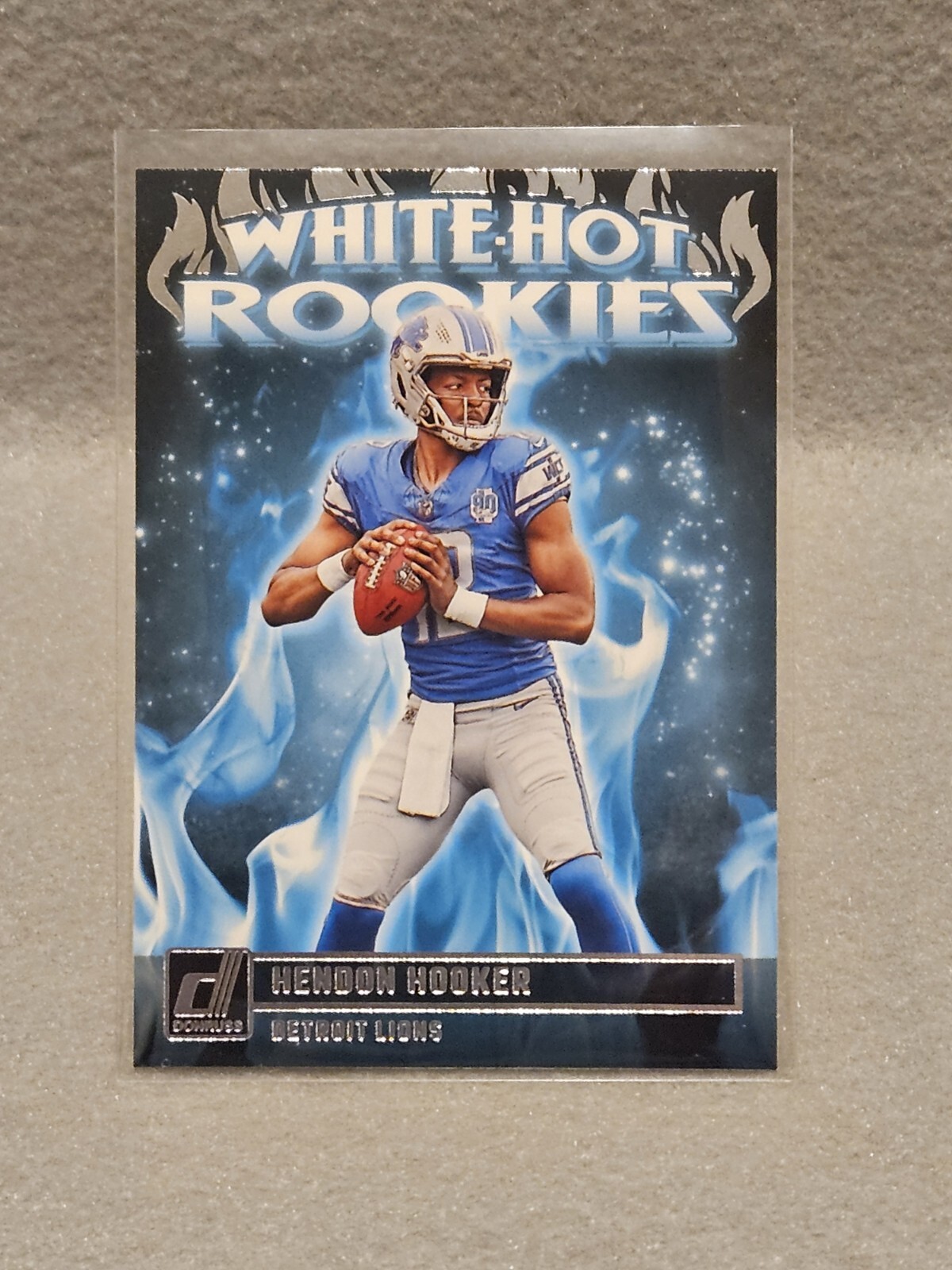 2023 Donruss Hendon Hooker "White Hot Rookies" #WHR-10 Detroit Lions RC
