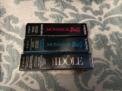 lancome idole mascara and Lancome Monsieur Big Mascara Samples