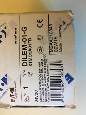 DILEM-01-G 24VDC   1 N CLOSE  CONTACT    MOELLER/EATON XTMC9A01TD 24VDC