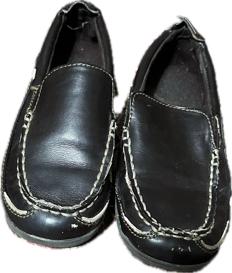 Cole Haan Finley Niños Jóvenes Zapatos Talla 12 Marrón Sin Cordones Mocasines Informales Puntera Sin usar, en caja Foto 2 de 4
