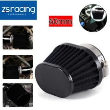 60mm Motorcycle High Flow Air Filter For Motocross Scooter Air Pods Cleaner