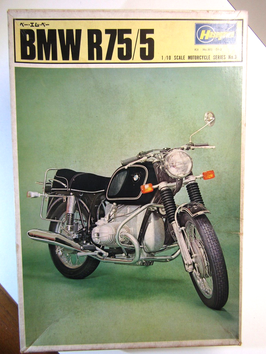 Hasegawa BMW R75/5 1:10スケール BMW R75 Motorcycle Model KIT 1:10 - YouTube