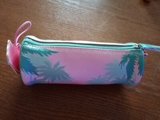 Nici Federtasche Federmäppchen Schlamperrolle rosa grün Neu Unbenutzt