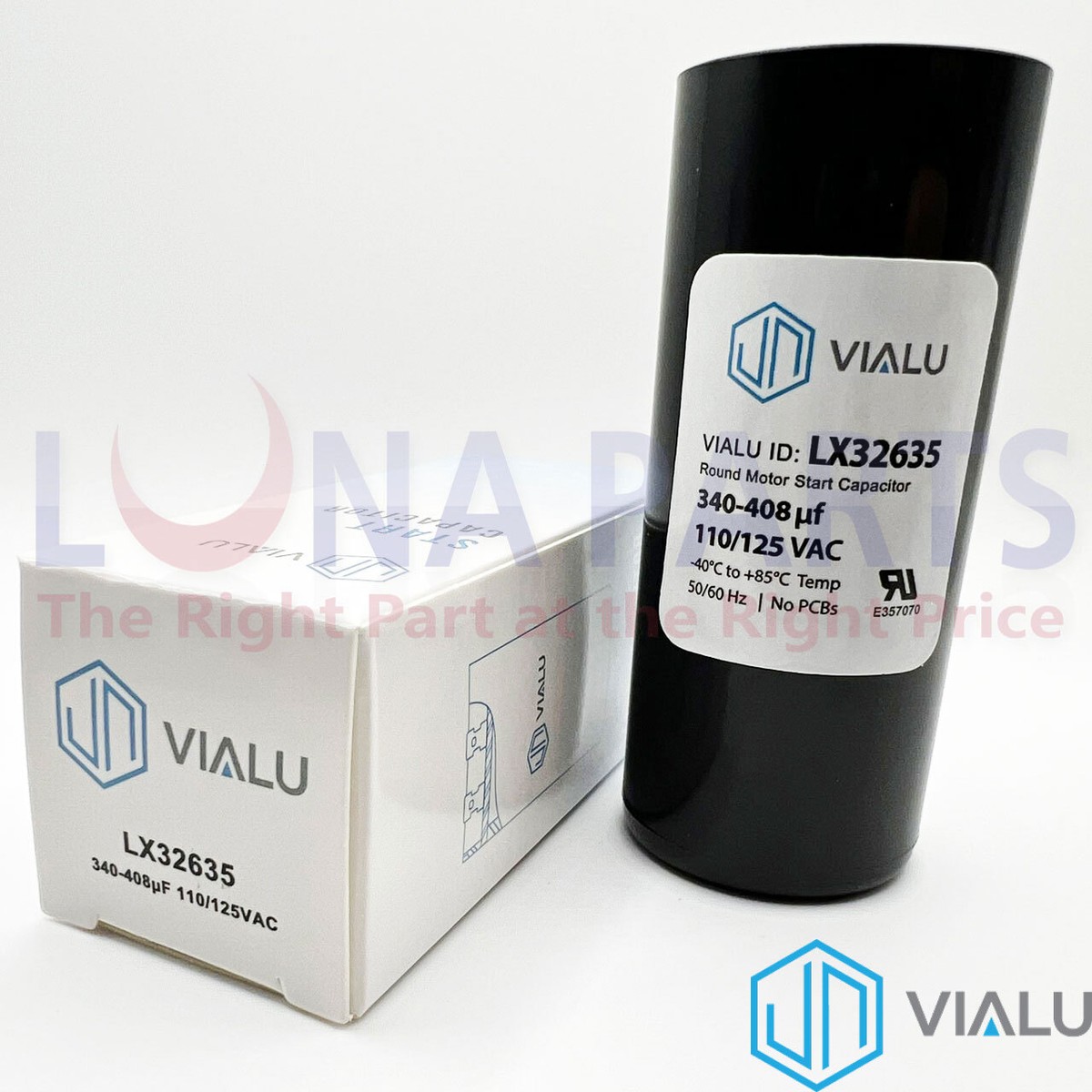 Capacitor De Arranque 340-408 MFD 220-250VAC