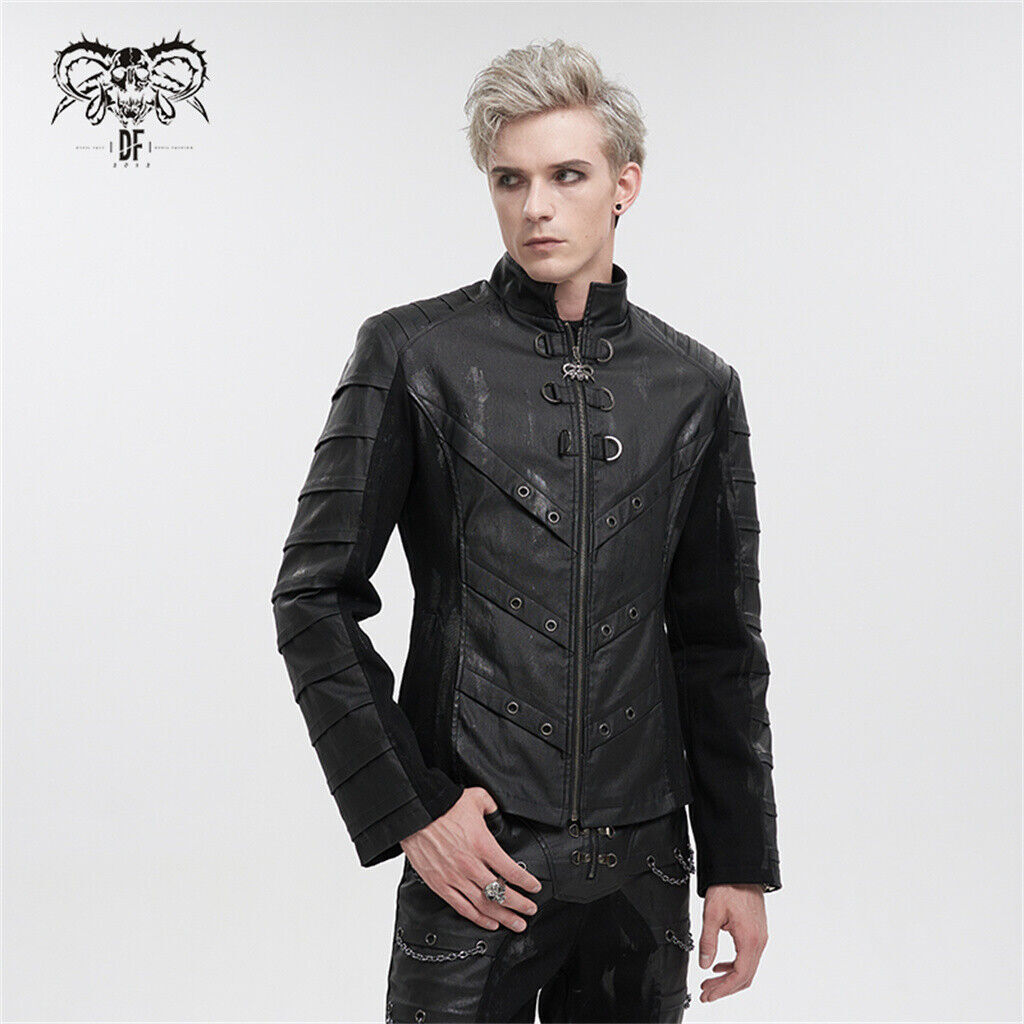 Devil Fashion Black Gothic Punk Rock Daily Wear Slim Fit Devil Fashion Black Gothic Punk Rock Daily Wear Slim Fit