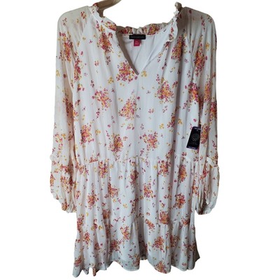 Vince Camuto Ivory Three Tier Mini Dress, NWT, XXL
