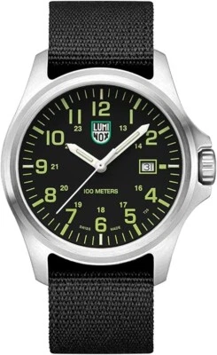 LUMINOX PATAGONIA Stahl X2.2517 43MM Schwarz Dial 100M HERREN Armbanduhr Neu - Bild 1 von 4