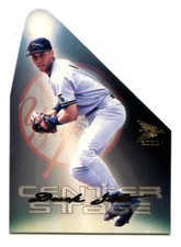 Derek Jeter 2000 Pacific Prism #13 Center Stage Die-Cut Yankees 48310