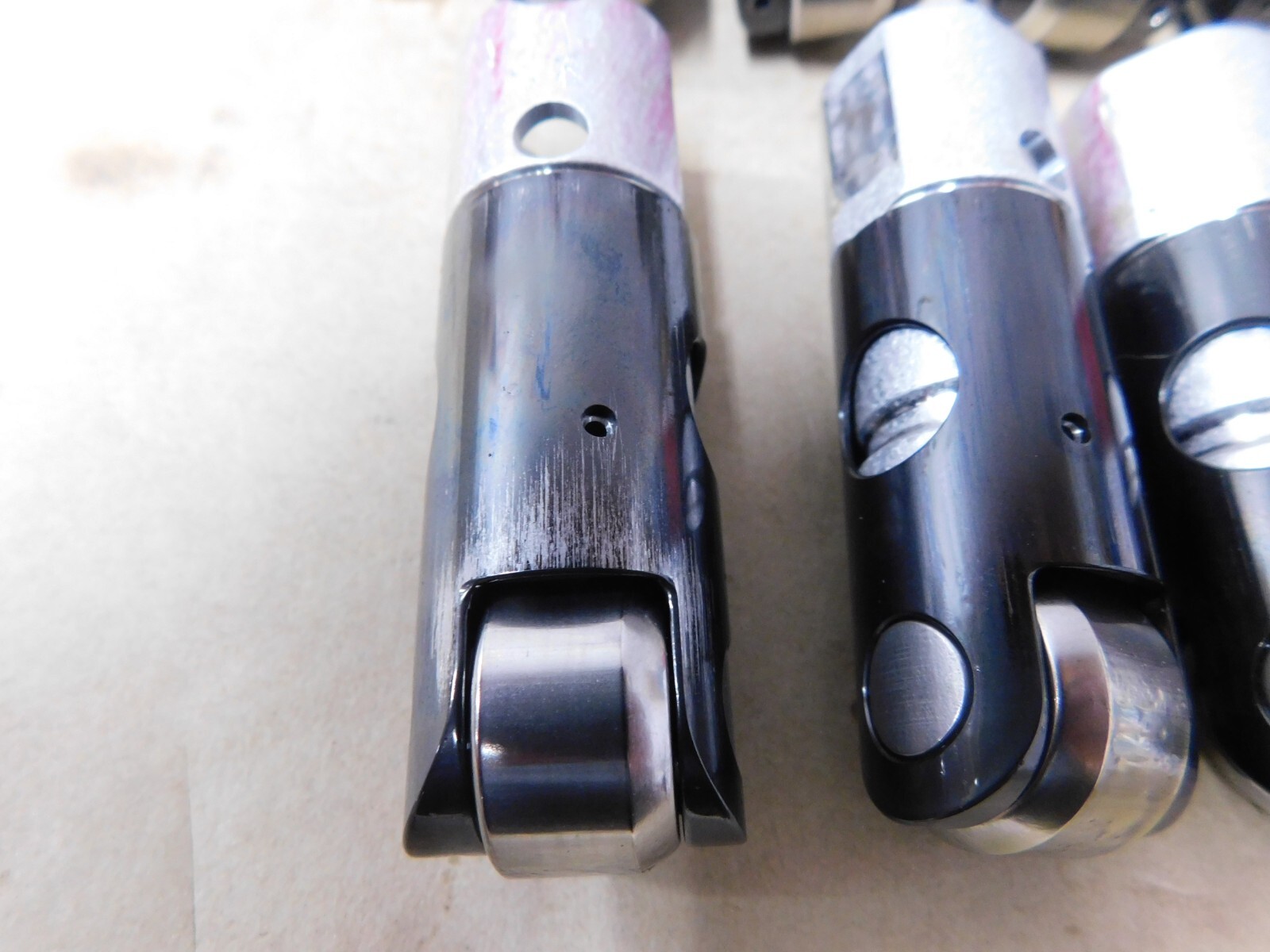 16 Jesel Dogbone .904" Solid Roller Lifters COATED .820" Roller NASCAR ARCA eBay