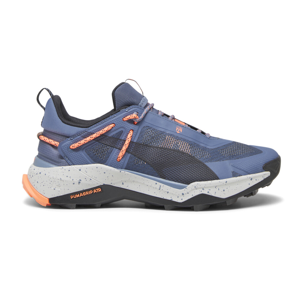 Puma Explore Nitro Mens Blue Hiking Sneakers Athletic Shoes 37785405