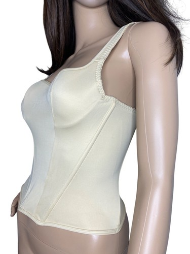 Y2K Victorias Secret Longline Sujetador Sin Tirantes Corsé Lote De 3 Beige Y Negro Nylon - Imagen 2 de 11