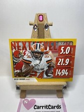 NICK CHUBB 2020 Panini Score Next Level Stats GOLD #NLS-NC Cleveland Browns