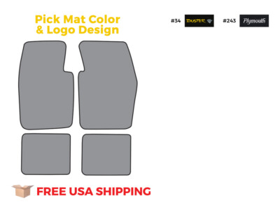 FITS 1970-1973 Plymouth Duster Floor Mat 4pc Loop