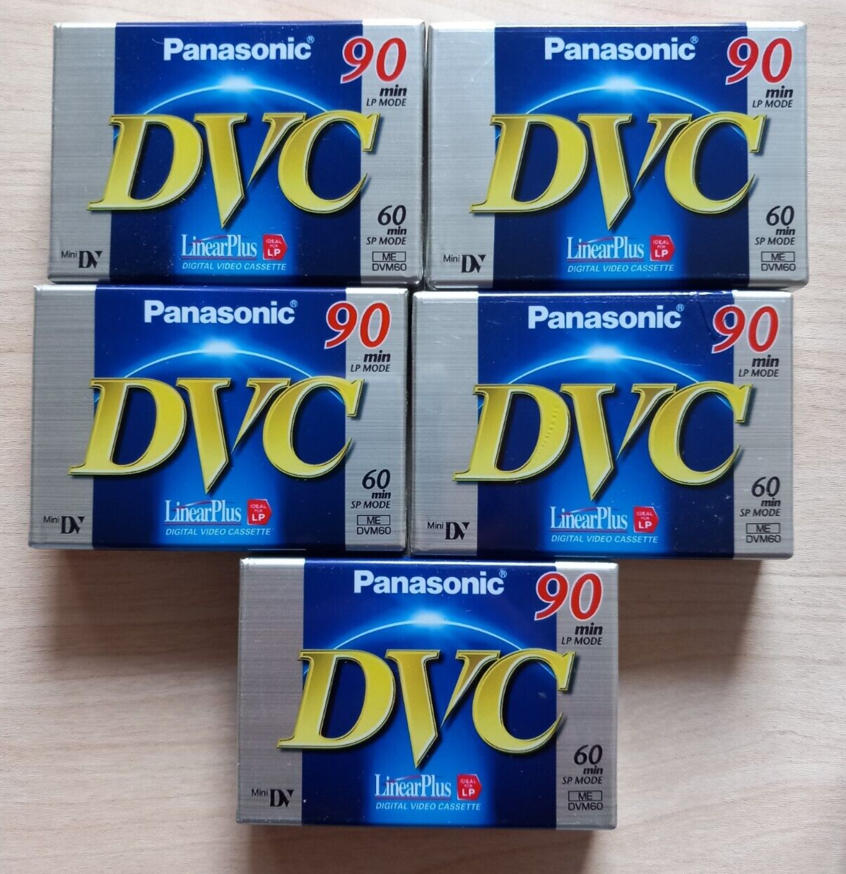 5 Videocassette digitale Panasonic DVC 90 mini  NUOVE   Spedizione Gratis
