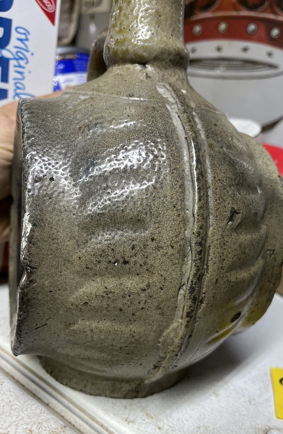 Vintage Green River Whiskey 1/2 gallon Canteen Stoneware Jug Owensboro Ky eBay