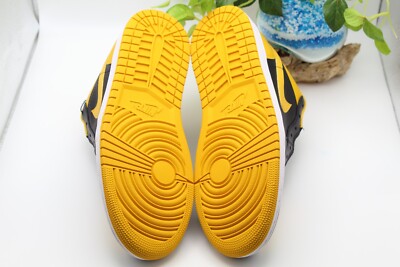 Size 9.5 - Air Jordan 1 Low Yellow Ochre for sale online | eBay