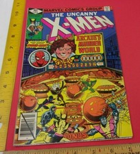 X-Men #123 VG fumetto anni 70 età del bronzo Spider-Man copertina flipper