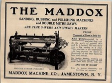 1927 THE MADDOX SANDING RUBBING POLISHING MAC...