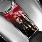 REAPER SKULL FINGER FU Tank Dash Panel Insert Fits Electra & Road Glide 98 07