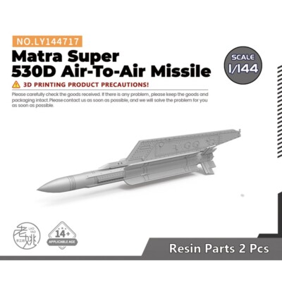1/144 Model Upgrade Parts Matra Super 530D Air-To-Air Missile